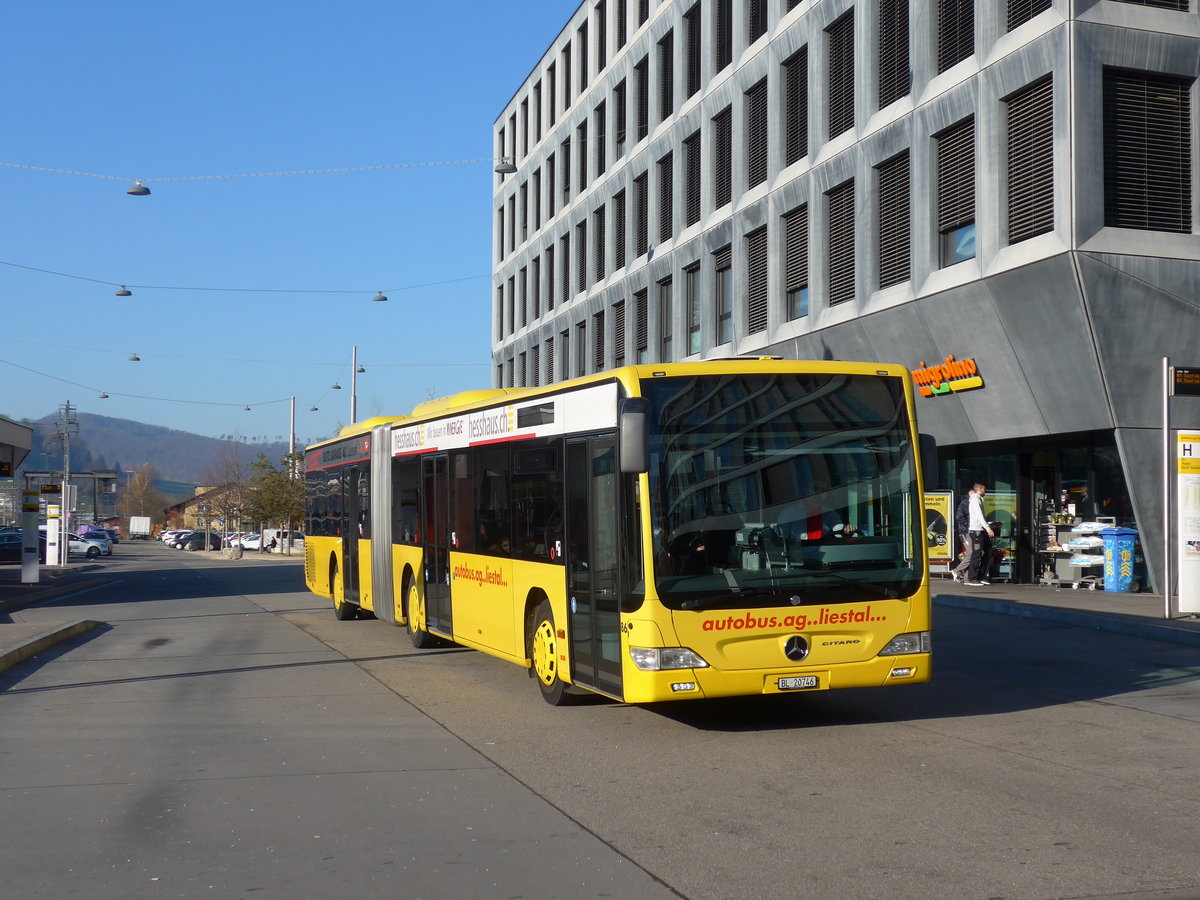 (176'892) - AAGL Liestal - Nr. 86/BL 20'746 - Mercedes am 5. Dezember 2016 beim Bahnhof Liestal