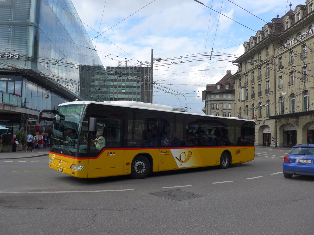 (196'571) - Steiner, Ortschwaben - Nr. 12/BE 68'012 - Mercedes am 3. September 2018 beim Bahnhof Bern