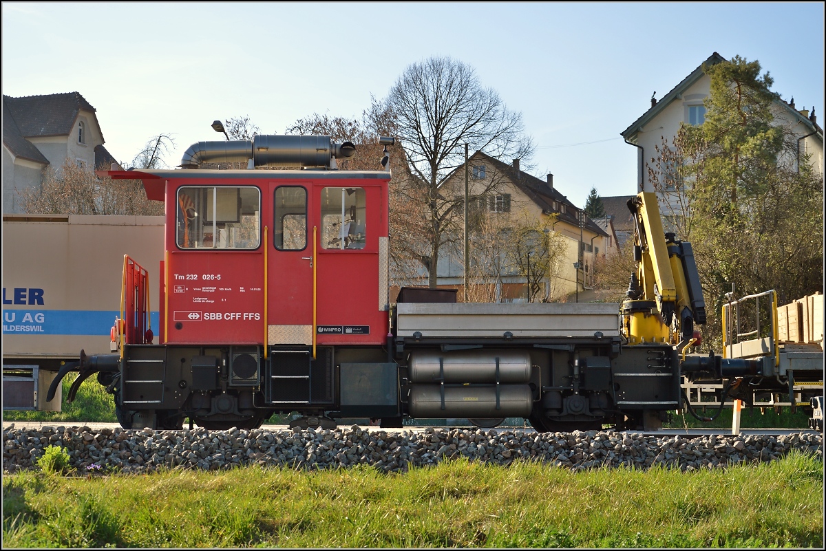 Tm 232 036-5 in Neuhausen am Rheinfall. Mrz 2014.