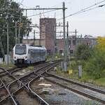 flirt-3-2/826343/als-ic-23-zwolle---enschede Als IC 23 (Zwolle - Enschede) kommt ein Flirt 3 von Blauwnet am 27.09.2023 im Bahnhof Hengelo/NL   an