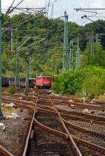 140 003-5 (ex E40 003) der DB Schenker Rail am 25.08.2012 in Betzdorf/Sieg, hier wird heute Lokpersonal geschult.