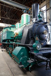   Die ex bayerische R 3/3 - 4701, ex DR 89 810, ex DB 89 810, eine ehemalige bayerische Güterzugtenderlokomotive, am 09.04.2016 im DB Museum Koblenz-Lützel.