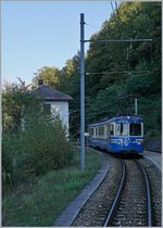 In der abgelegen Station kreuzt unser Zug den Ferrovia Vigezzian SSIF ABe 8/8 21 welcher als Regionalzug 763 nach Folsogno-Dissimo unterwegs ist.