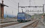 zweisimmen/917695/auf-ihrem-schmalspurgleis-unter-der-gleichstromfahrleitung Auf ihrem Schmalspurgleis unter der Gleichstromfahrleitung wartet die Ge 4/4 8001 auf ihren n�chsten Einsatz. 

13. Oktober 2025