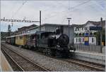 Dampftag Lyss: die Ed 3/4 N 51 der Dampfbahn Bern DDB wartet in Lyss auf die Abfahrt Richtung Aarberg.