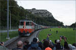 re-44-bls-re-425/865553/grosses-bobo-treffen-in-balsthal819560-jahre-re Grosses BoBo-Treffen in Balsthal: 60 Jahre Re 4/4 II in der Schweiz. 

Das ist Begeisterung. Von vorne nach hinten sind im Zug in der usseren Klus zusammengestellt: Re 4/4 II 11141 (Swiss Express), 11173 (grn im Auslieferungszustand), 11335 (grn), 11161 (grn), Re 4/4 I 10039 (grn), Re 4/4 II 11393 (TEE), Re 4/4 III 11350 (rot), Re 4/4 II 11193 (rot), Re 4/4 11130 (rot), 11230 (Lion), 11257 (Entsorgung), 11252 (Wartung mit Durchblick), 11251 (175 Jahre Schweizer Bahnen), 11160 (Cargo), 11379 (Zrich-Mnchen), 11117 (WRS 502), 11142 (MBC 506), 11119 (Rhomberg-Sersa 503), Re 456 095 (SOB), Re 460 058 (SBB), Re 465 011 (BLS), Ae 4/4 251 (BLS), Re 4/4 183 (BLS) und Re 450 012 (S-Bahn).

Oensingen, September 2024.