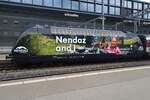 re-460/814296/nendaz-and-i-ist-die-neueste 'Nendaz and I' ist die neueste Werbung auf 460 078, hier am 19 Mai 2023 in Zürich HB gesehen.