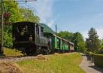 Die Antwort eines Schattenfotografen - Pfingstdampf Festival bei der Museumsbahn Blonay-Chamby: Die G 3/3 Dampftenderlokomotiven BAM Nr.