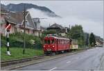115-blonay-8211-chamby/758070/der-rhb-abe-44-i-n176 Der RhB ABe 4/4 I N° 35 erreicht mit dem 'Bernina Bahn' As 2 als Riviera Belle Epoque Express von Chaulin nach Vevey unterwegs den Bahnhof von Blonay. 

30. August 2020  