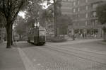 Bierhbeli. Tramzug 172 mit Anhnger 224 hat die Steigung vom Bollwerk her geschafft. 21.September 1965 