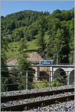 115-blonay-8211-chamby/908984/ein-blick-aus-der-gegenrichtung-der Ein Blick aus der Gegenrichtung. der TL Ce 2/3 der Blonay Chamby Bahn befindets sich praktisch an der selben Stelle wie beim vorangegangenen Bild, auch wenn er jetzt mit seinem Beiwagen in der Gegenrichtung d.h. von Blonay nach Chamby unterwegs ist. 

11. Mai 2025