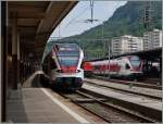 Chiasso - Grenzbahnhof; doch praktisch die meisten durchgehenden Verbindungen zwischen der Lombardei und dem Tessin werden mit Triebzügen abgewickelt , im Fernverkehr mit ETR 610/RABe 503 und im Regionalverkehr mit RABe 521/ETR 524.
22. Juni 2015