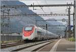 Eine weitere Durchfahrt eines SBB Giruno: der SBB RABe 501 009  Zürich  ist EC 10312 von EC 10312 von Milano nach Zürich HB unterwegs. 

19. Okt. 2023