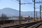 671-rapperswil-8211-pfaeffikon-sz/884926/ueber-den-seedamm-rapperswil---pfaeffikon Ueber den Seedamm Rapperswil - Pfäffikon SZ: Zug 511 001 entfernt sich über den Seedamm Richtung Pfäffikon SZ. 5.März 2025 
