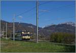 Der CEV/MVR GTW Be 2/6 7002  BLONAY  erreicht Chteau d'Hauteville.