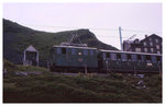 Lok 60 hat von Grindelwald her die Kleine Scheidegg fast erreicht. 13.August 1968. 