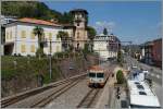 Ein Blick auf die Bahnhofseinfahrt von Ponte Tresa.
5. Mai 2014