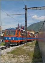 Schlechte Aussichten fr MG-Bahn Reisende: Infolge Bauarbeiten werden die bunten Beh 4/8 Triebzge erst 2016 wieder bis zur Gipfelstation Generoso Vetta fahren.
