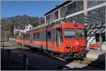 Der aus Gais in Altsttten Stadt eingetroffen AB Regionalzug, bestehend aus dem BDeh 4/4 17 und dem ABt 117, wartet nun auf die Rckfahrt ins Appenzellerland.