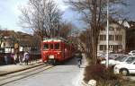 930-chur-arosa/400393/wie-eine-straenbahn-verkehrt-die-arosabahn Wie eine Straenbahn verkehrt die Arosabahn durch die Innenstadt von Chur, hier ABe 4/4 485 im April 1996