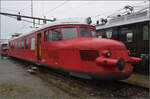 rbe-24/843722/depotfest-olten-2023-der-verlaengerte-rote Depotfest Olten 2023. 

Der verlängerte Rote Pfeil der SBB RAe 2/4 1001. August 2023.