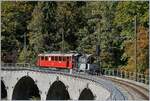 115-blonay-8211-chamby/792676/der-bernina-bahn-abe-44-35 Der Bernina Bahn ABe 4/4 35 ist imt dem TrB Wassersprengwagen Xe 2/2 N° 1 als Löschzug auf dem Baye de Clarens Viadukt unterwegs. 

14. Okt. 2018