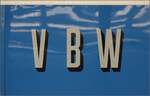 VBW-Logo auf BDe 4/4 36. Juni 2023.
