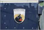 50 Jahre Blonay - Chamby Museumsbahn: heute enthüllte Wappen der  Blonay- Chamby Museumsbahn  am ABeh 2/6 7503. 
Blonay, den 4. Mai 2018
