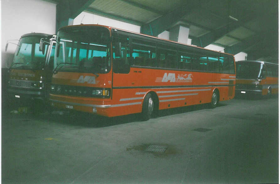 (014'317) - AFA Adelboden - Nr. 11/BE 26'701 - Setra am 4. Juli 1996 im Autobahnhof Adelboden