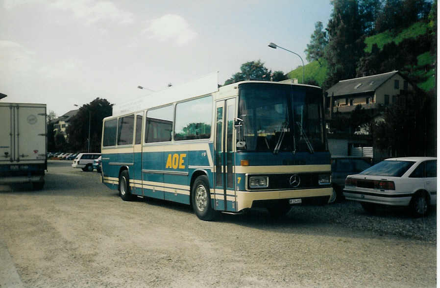 (015'030) - AOE Langnau - Nr. 7/BE 234'832 - Mercedes/R&J am 9. September 1996 in Langnau, Garage