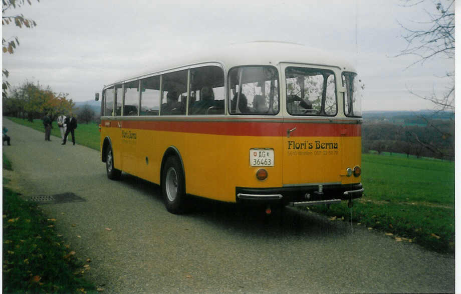 (015'709) - Flori, Wohlen - AG 36'463 - Berna/BBO (ex Merzaghi, Maroggia) am 20. Oktober 1996 zwischen Oltingen und Zeglingen