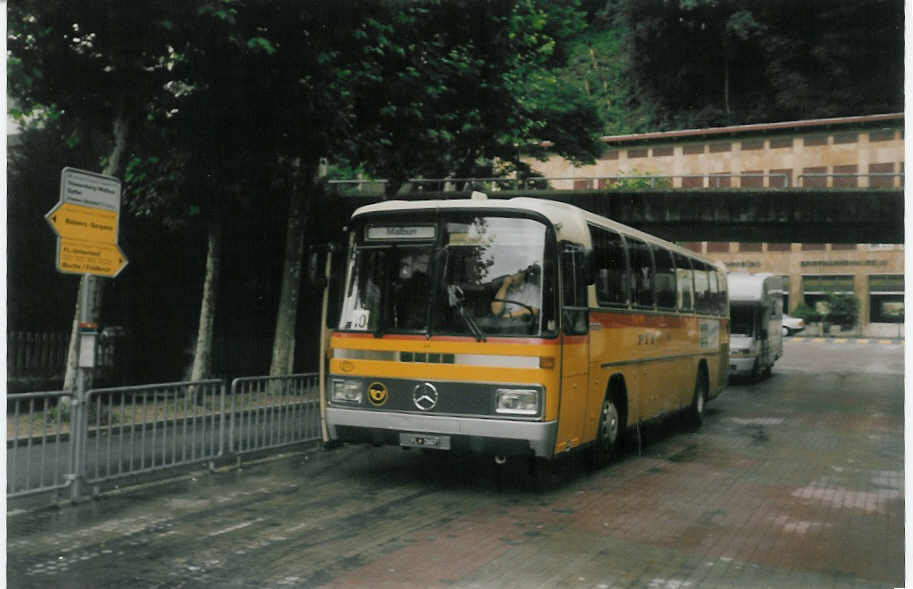 (018'412) - Frommelt, Vaduz - Nr. 17/FL 2607 - Mercedes am 2. August 1997 in Vaduz, Post