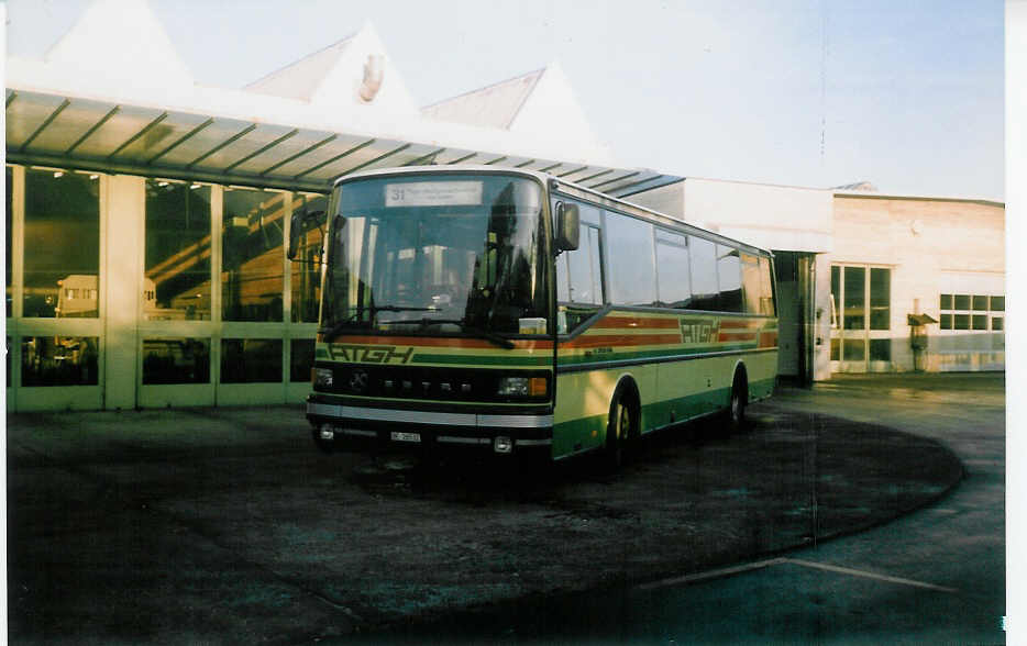 (021'027) - ATGH Heiligenschwendi - Nr. 2/BE 26'532 - Setra am 10. Dezember 1997 in Thun, Garage