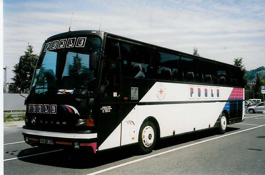 (023'633) - Aus Deutschland: Pohle, Marsberg - HSK-HS 278 - Setra am 1. Juli 1998 in Thun, Seestrasse