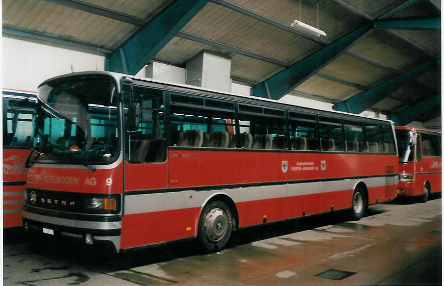 (030'505) - AFA Adelboden - Nr. 9/BE 26'709 - Setra am 22. Mrz 1999 im Autobahnhof Adelboden