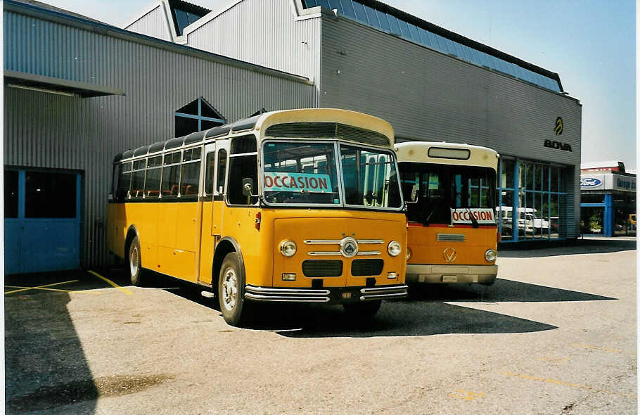 (033'034) - Gremlich, Givrins - Saurer/FHS (ex P 24'145) am 5. Juli 1999 in Biel, BTR