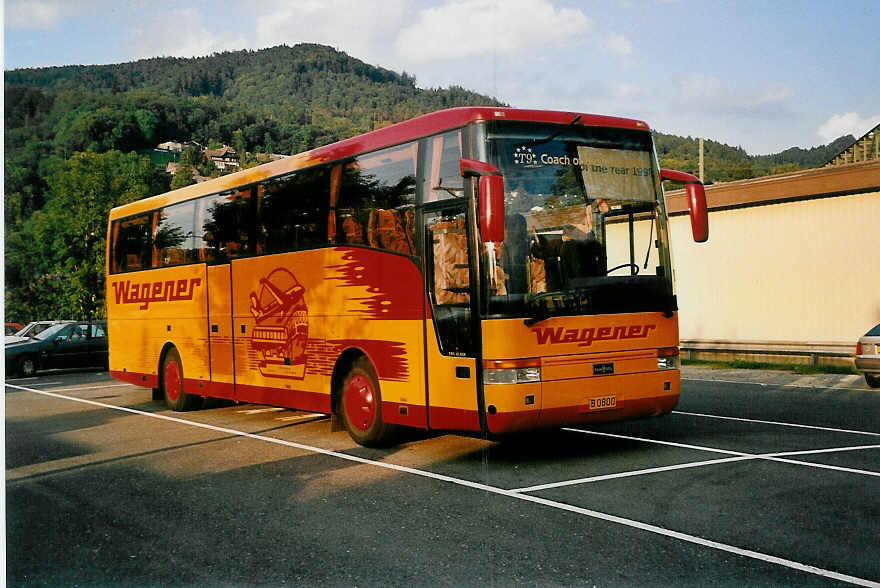 (036'714) - Aus Luxemburg: Wagener, Mertzig - B 0800 - Van Hool am 7. September 1999 in Thun, Seestrasse