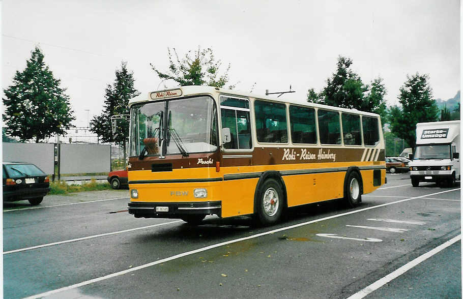 (037'129) - Roki, Heimberg - BE 363'485 - FBW/Hess (ex P 23'421) am 25. September 1999 in Thun, Seestrasse