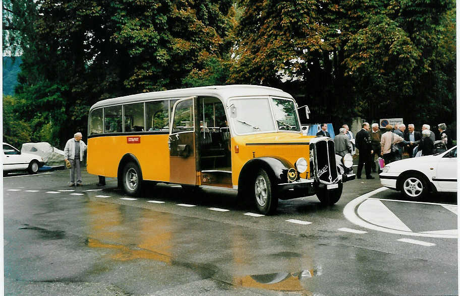 (037'132) - Museum fr Kommunikation, Bern - BE 384'448 - Berna/Hess (ex P 22'026; ex P 1655) am 26. September 1999 in Thun, Lachenwiese