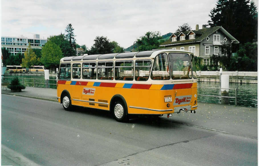 (037'213) - Dysli, Bern - BE 17'120 - FBW/FHS (ex P 23'211; ex P 21'011) am 2. Oktober 1999 bei der Schifflndte Thun