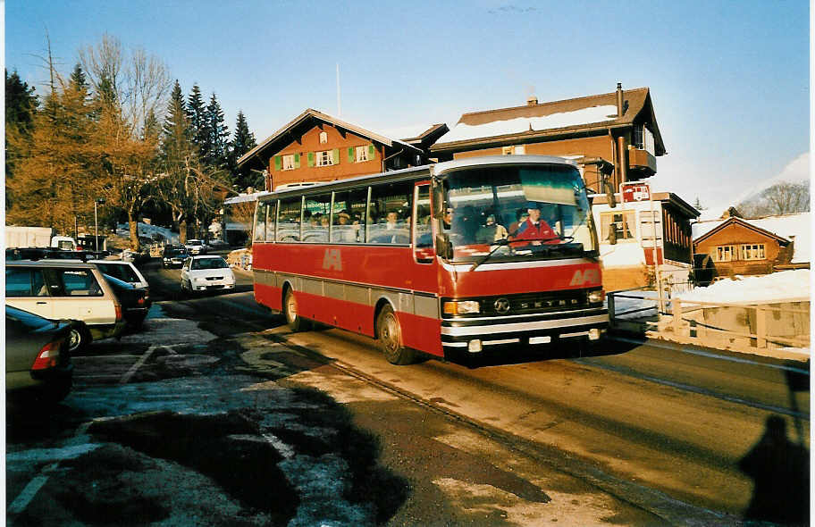 (038'817) - AFA Adelboden - Nr. 21/BE 21'181 - Setra am 16. Januar 2000 in Adelboden, Mhleport