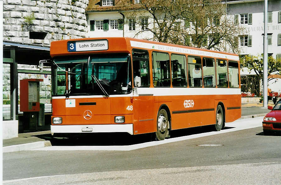 (040'334) - BSU Solothurn - Nr. 48/SO 21'774 - Mercedes/Hess am 22. April 2000 in Solothurn, Amthausplatz