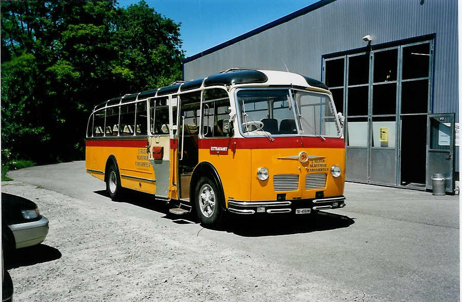 (041'306) - Meier, Grt - TG 65'508 - FBW/R&J (ex Strssle, Wengen; ex Kasper, Poschiavo) am 18. Juni 2000 in Wetzikon, FBW-Museum