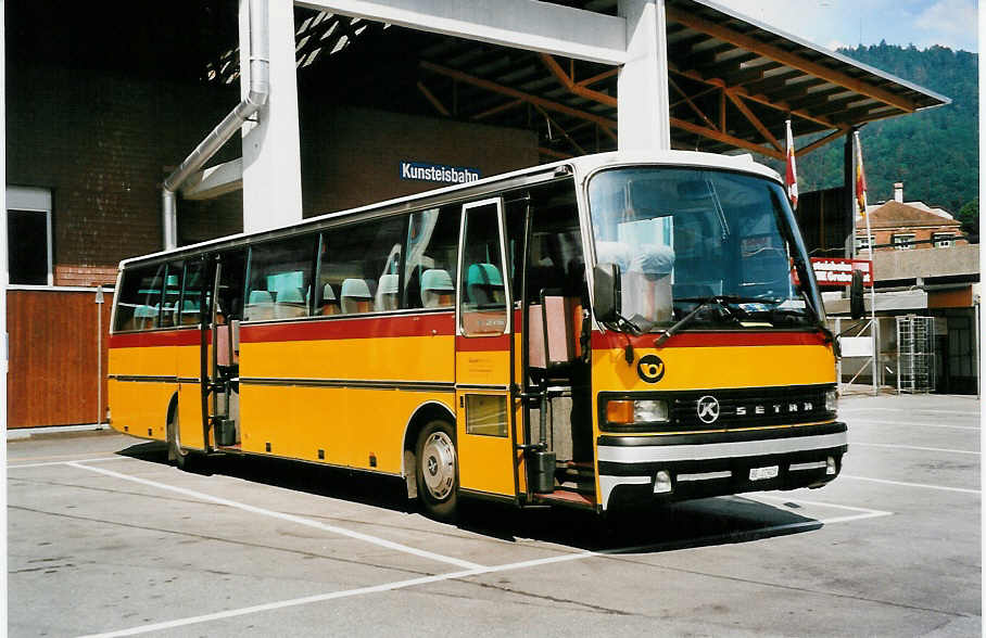 (041'627) - Geiger, Adelboden - Nr. 5/BE 27'928 - Setra (ex P 26'000) am 1. Juli 2000 in Thun, Grabengut