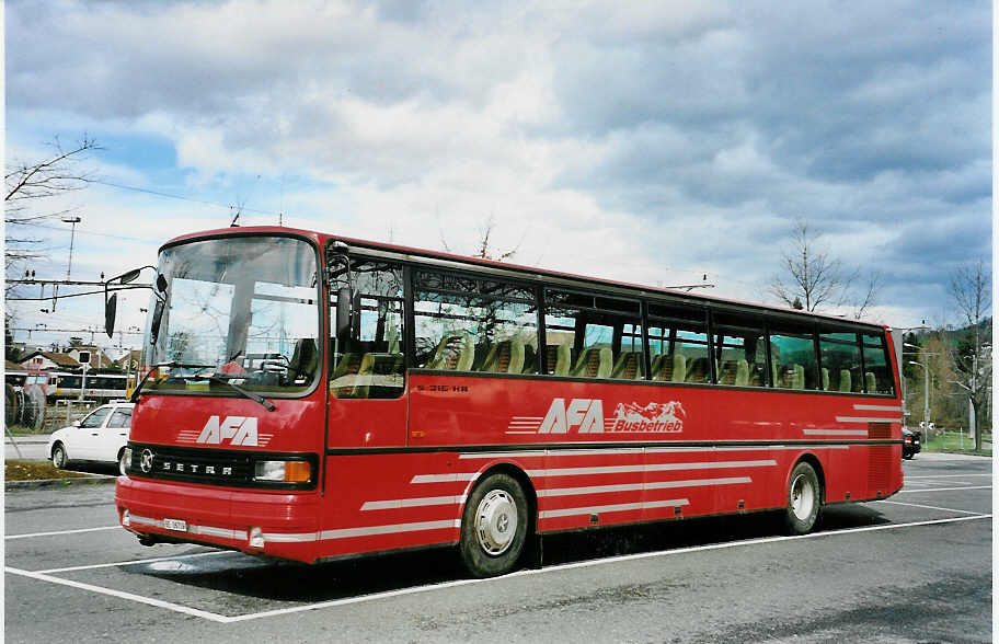 (045'425) - AFA Adelboden - Nr. 9/BE 26'709 - Setra am 25. Mrz 2001 in Thun, Seestrasse