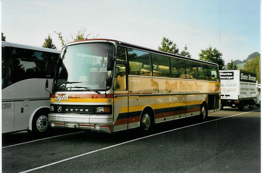 (049'528) - Dysli, Bern - Nr. 25/BE 147'160 - Setra am 28. August 2001 in Thun, Seestrasse