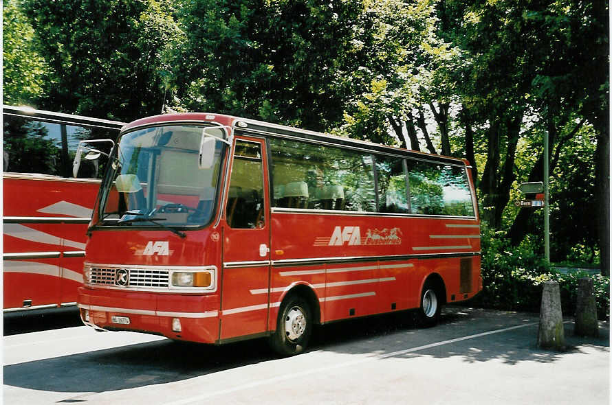 (054'308) - AFA Adelboden - Nr. 10/BE 26'774 - Setra (ex Frhlich, Zrich) am 1. Juli 2002 in Thun, Grabengut