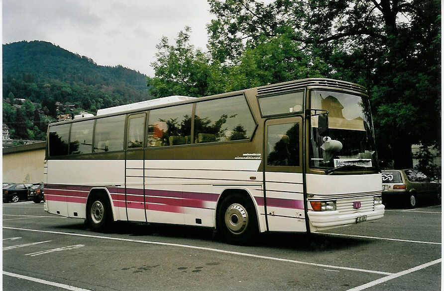 (054'310) - Bergmann, Adelboden - BE 839 - Drgmller am 2. Juli 2002 in Thun, Seestrasse