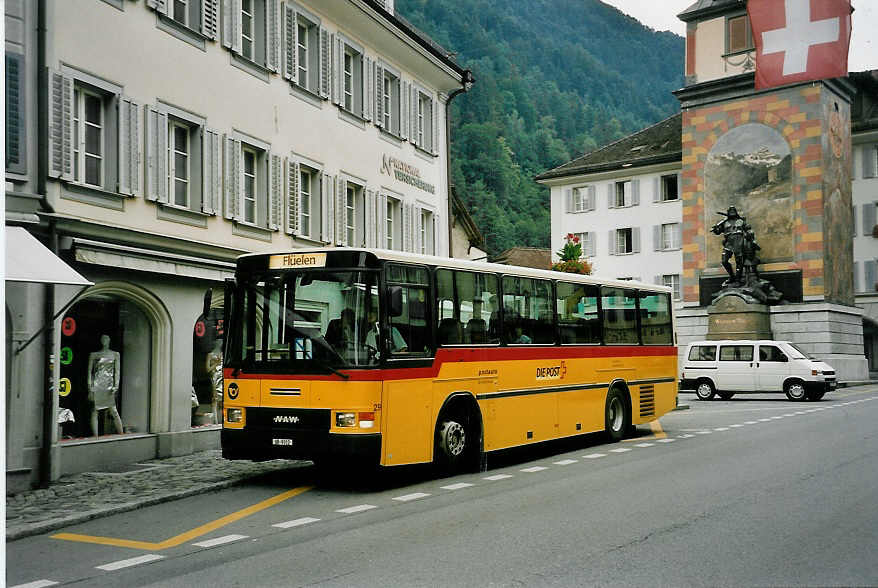 (054'522) - AAGU Altdorf - Nr. 29/UR 9312 - NAW/Hess am 22. Juli 2002 in Altdorf, Telldenkmal