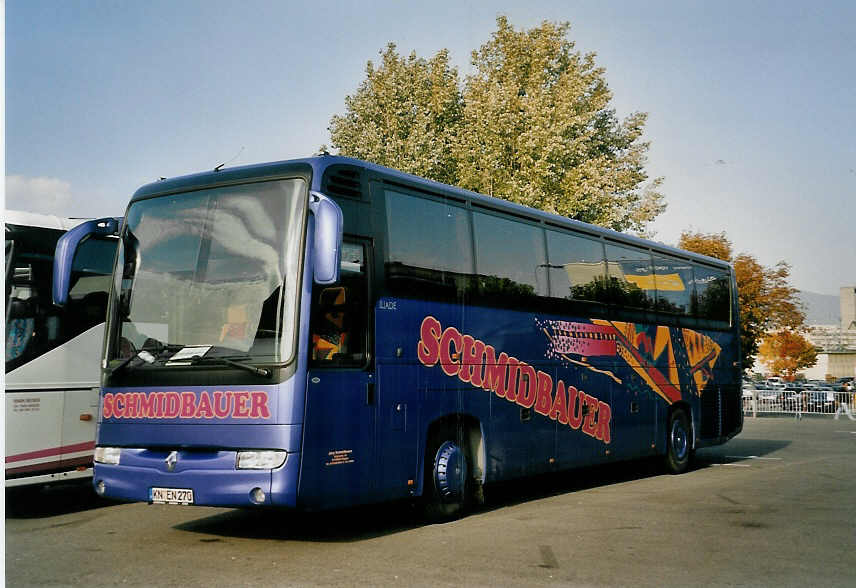 (056'928) - Aus Deutschland: Schmidbauer, Engen - KN-EN 270 - Renault am 12. Oktober 2002 in Biel, Terminal B